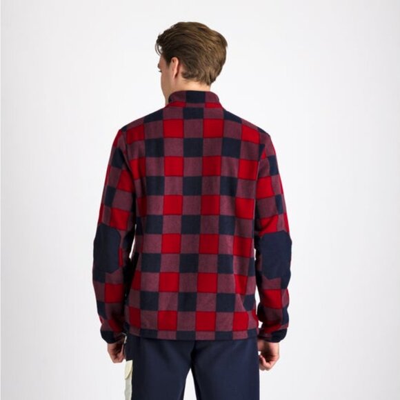 Fila Mens Woodlands Micro Fleece Lumber Jacket Checkered Flannel - Picture 4 of 8